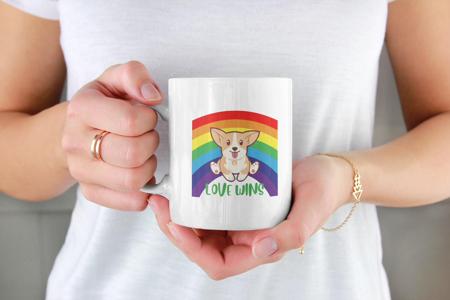'Love Wins' Ceramic Mug 11oz