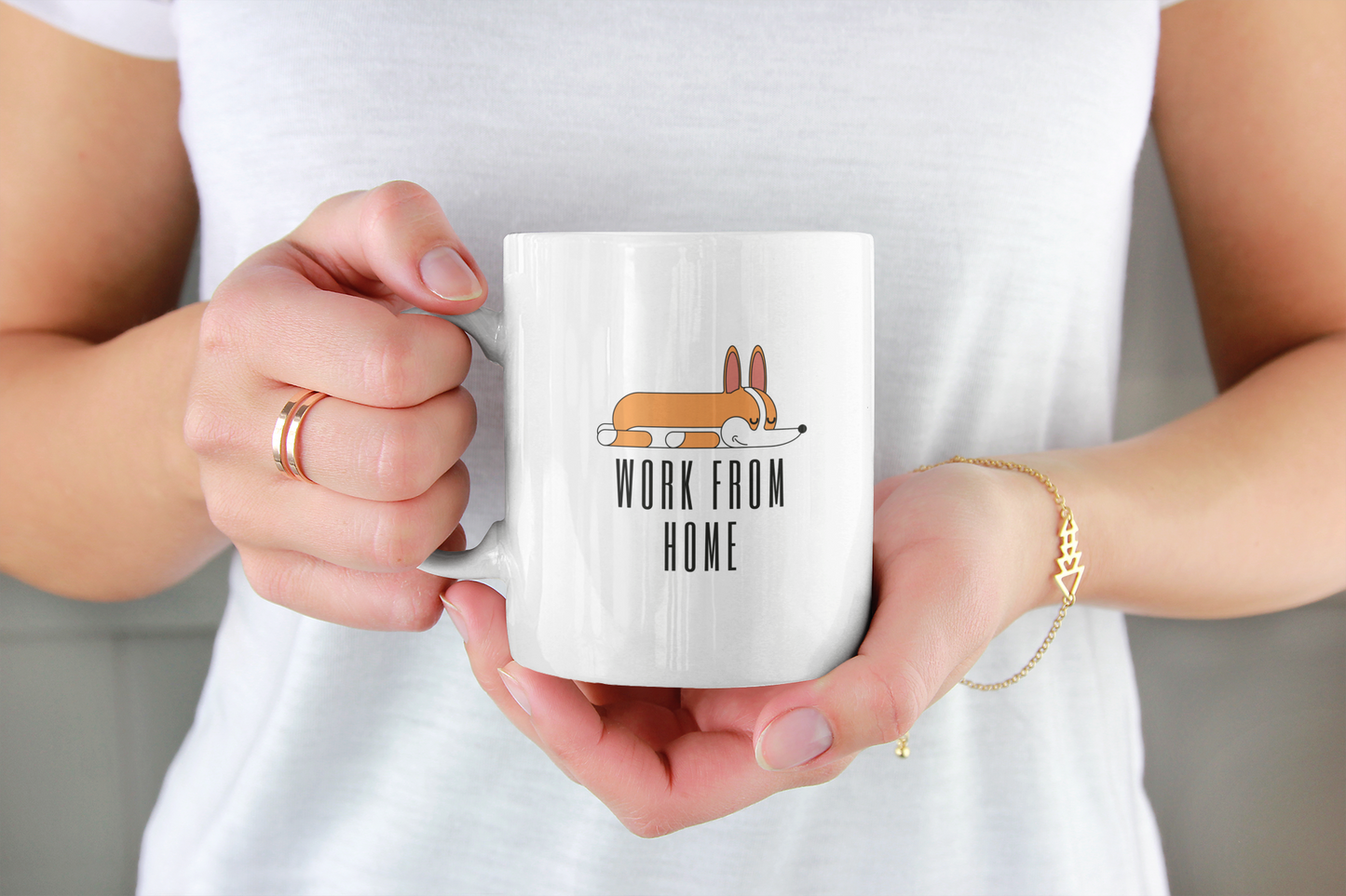 'Work From Home' Ceramic Mug 11oz