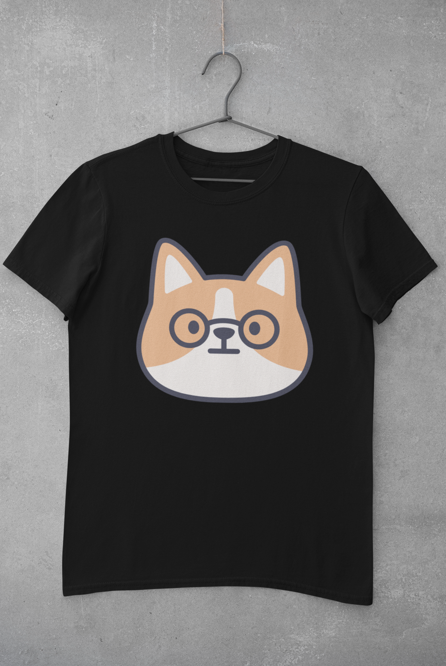 'Nerdy Corgi' Short-Sleeve Unisex T-Shirt
