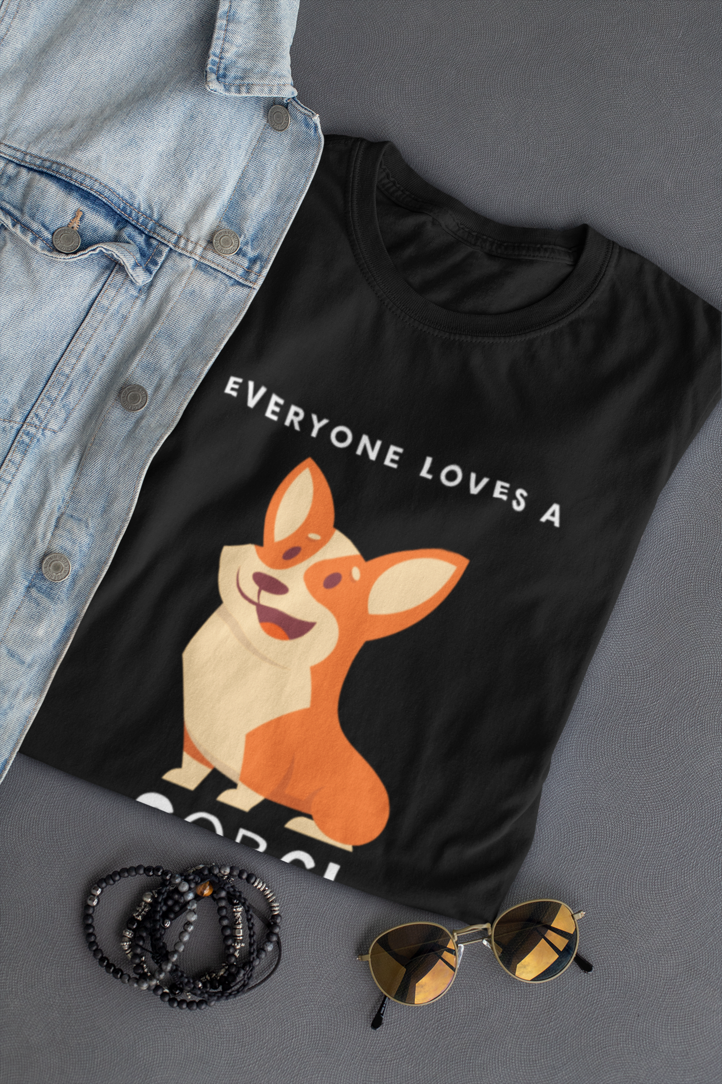 'Everyone Loves A Corgi' Short-Sleeve Unisex T-Shirt