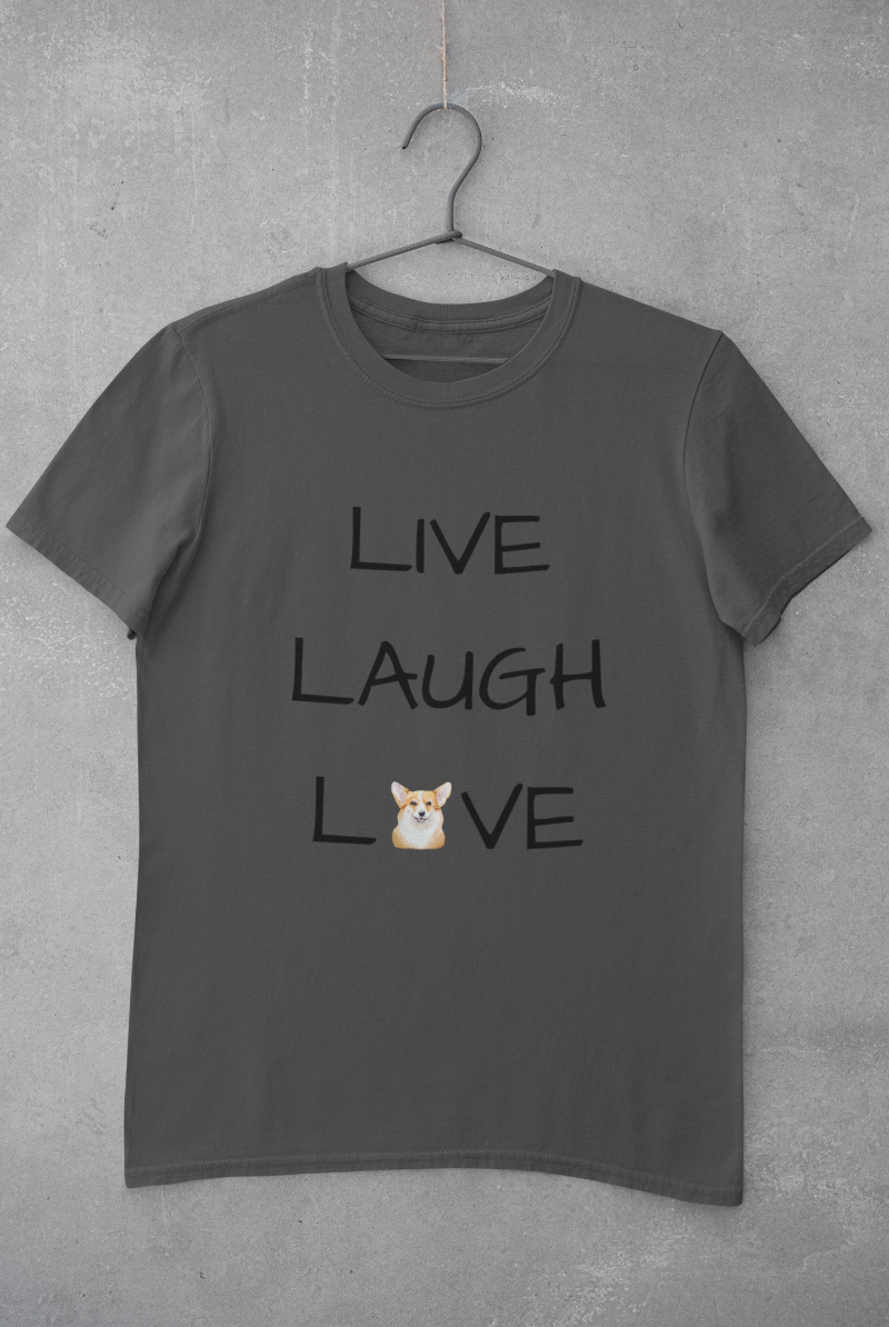 'Live Laugh Love' Unisex Jersey Short Sleeves T-Shirt