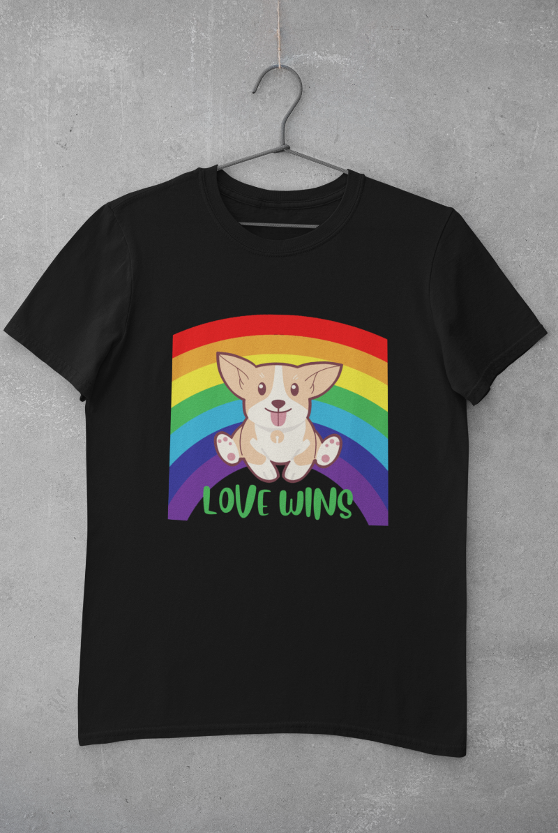 'Love Wins' Unisex Jersey Short Sleeve T-Shirt