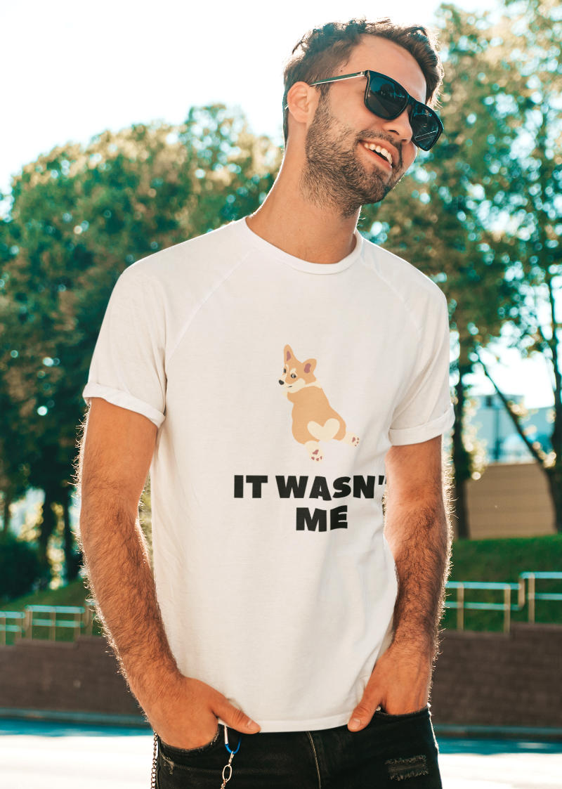 'It Wasn't Me' Unisex Jersey Short Sleeve T-Shirt