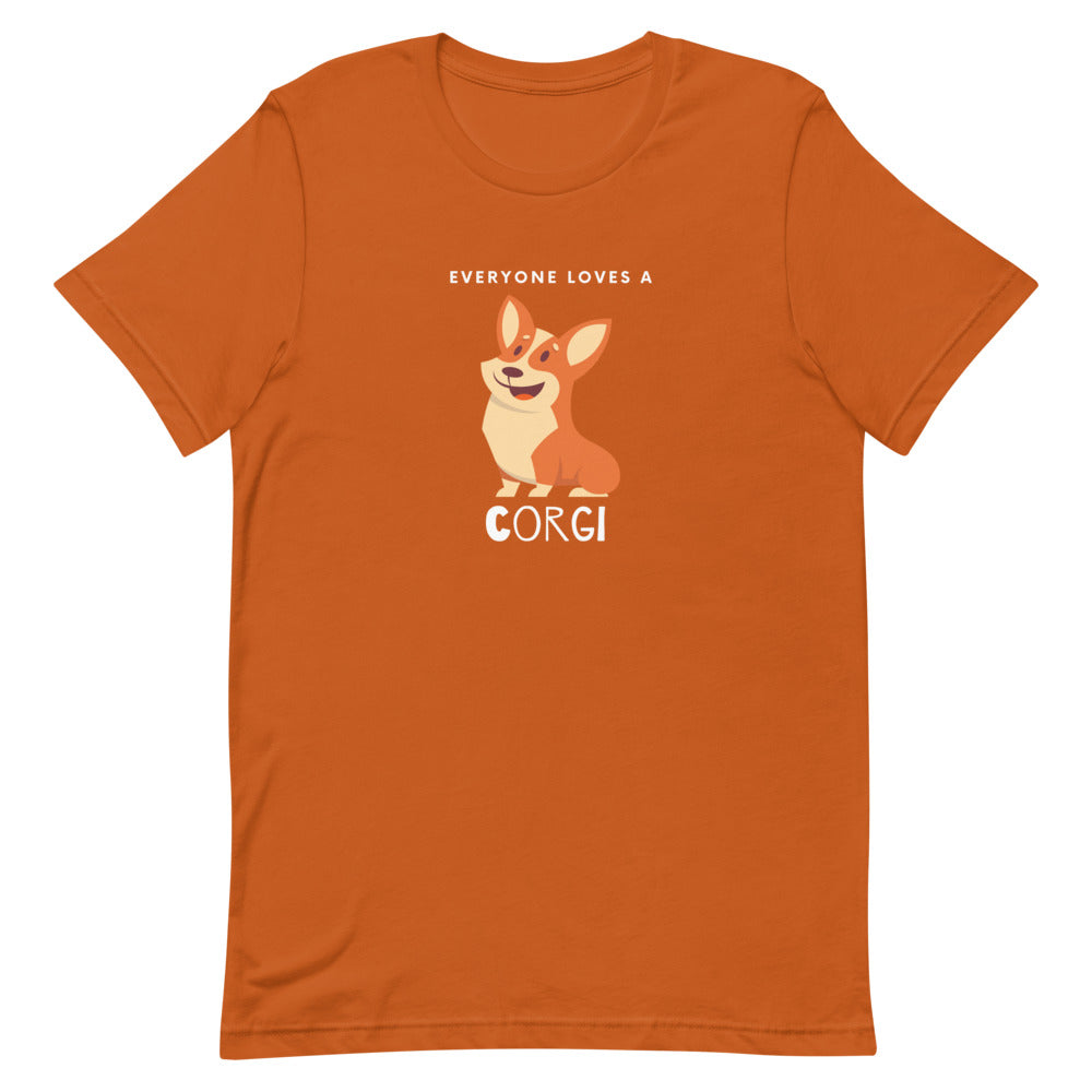 'Everyone Loves A Corgi' Short-Sleeve Unisex T-Shirt
