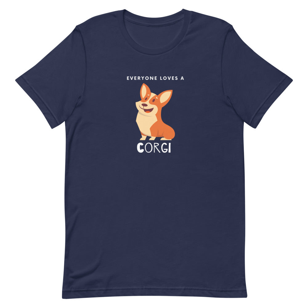 'Everyone Loves A Corgi' Short-Sleeve Unisex T-Shirt