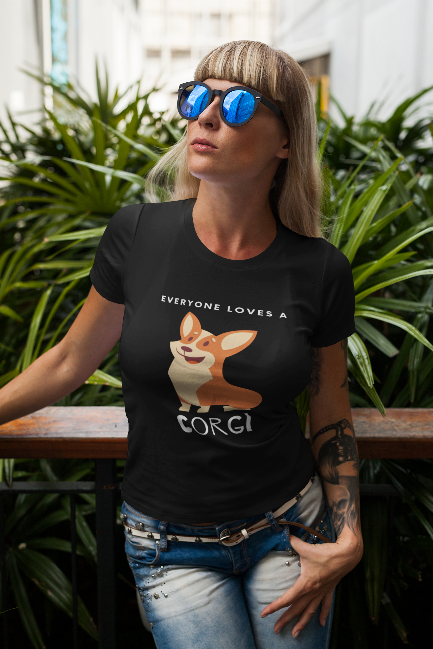 'Everyone Loves A Corgi' Short-Sleeve Unisex T-Shirt