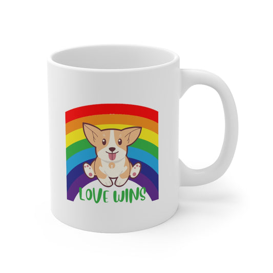 'Love Wins' Ceramic Mug 11oz