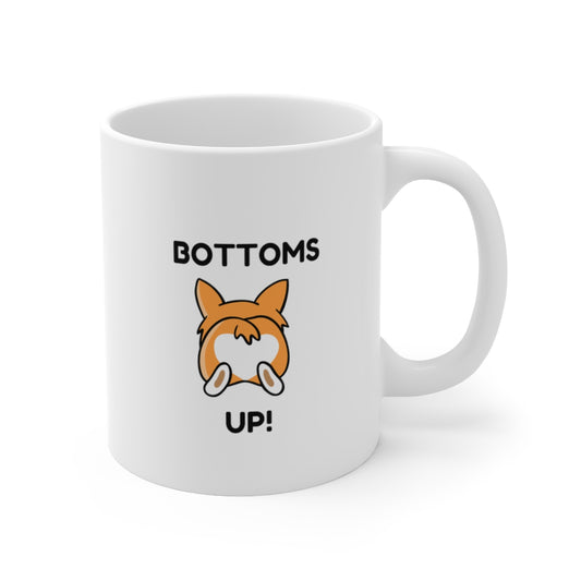 'Bottoms Up' Ceramic Mug 11oz