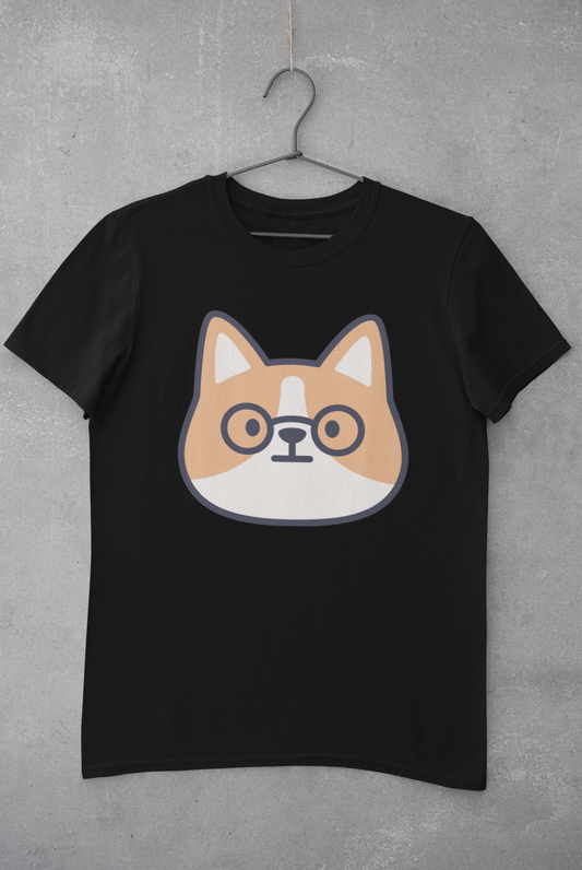 'Nerdy Corgi' Short-Sleeve Unisex T-Shirt