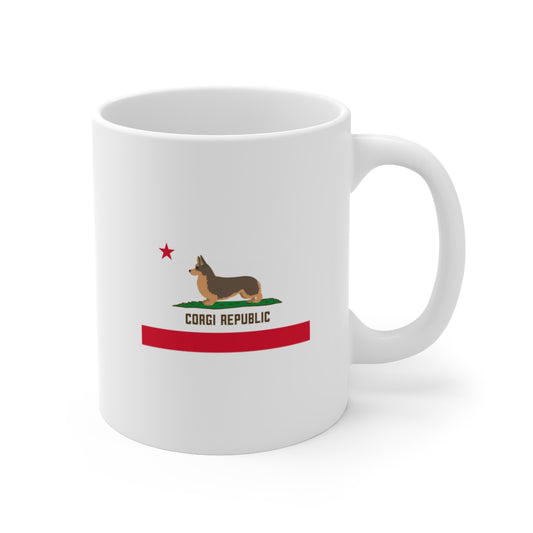 'Corgi Republic' Ceramic Mug 11oz