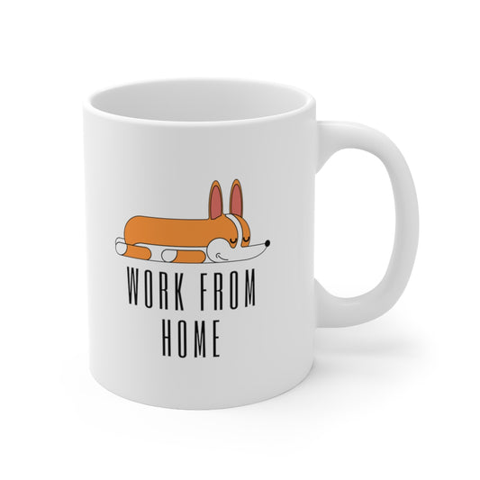 'Work From Home' Ceramic Mug 11oz