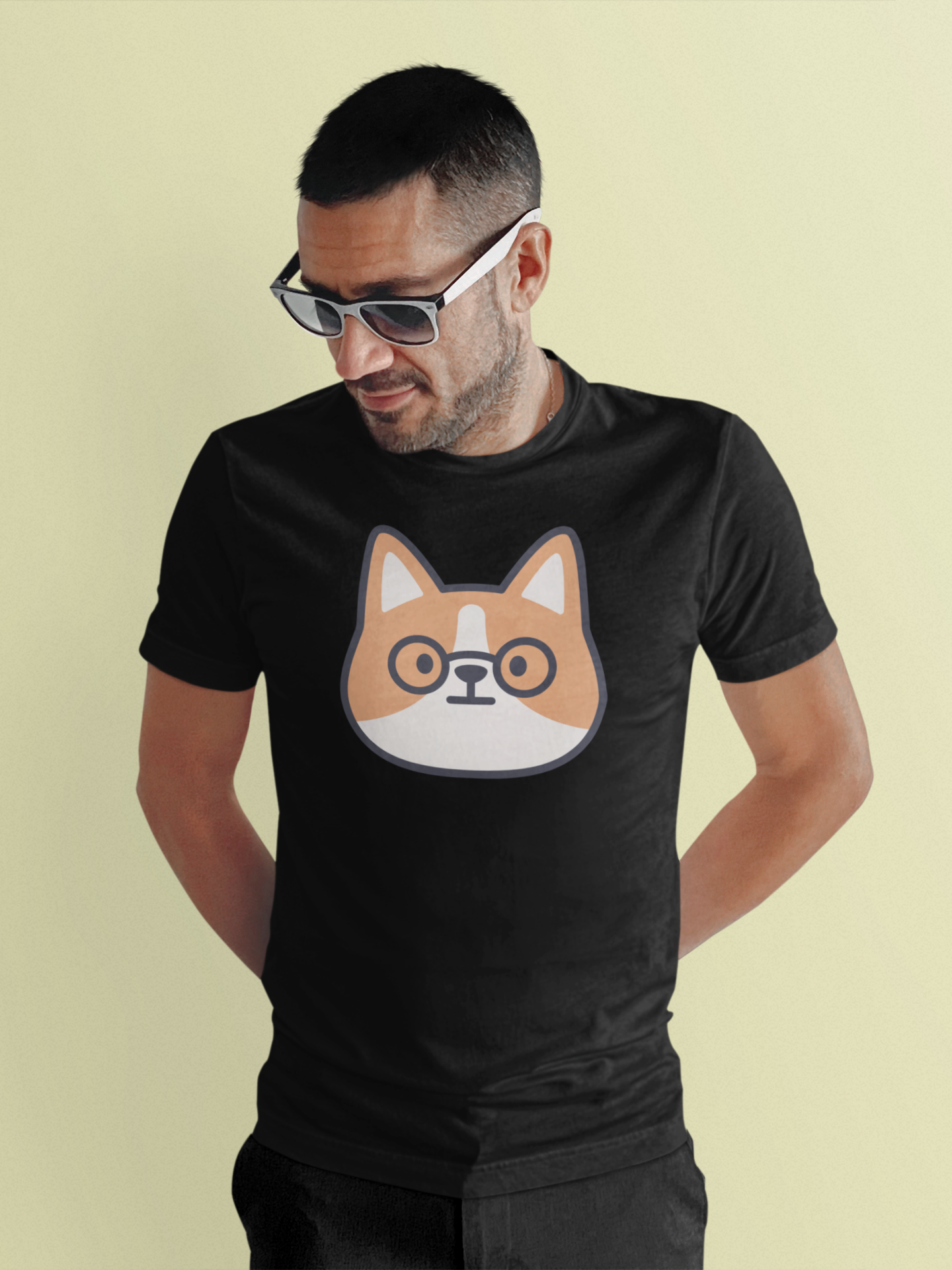 'Nerdy Corgi' Short-Sleeve Unisex T-Shirt
