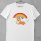 'Rainbow Corgi' Short-Sleeve Unisex T-Shirt