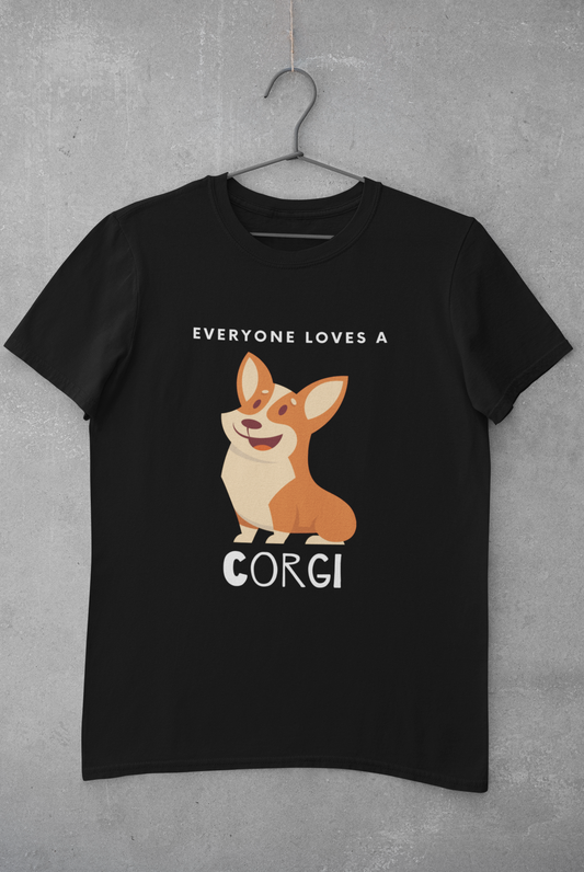 'Everyone Loves A Corgi' Short-Sleeve Unisex T-Shirt