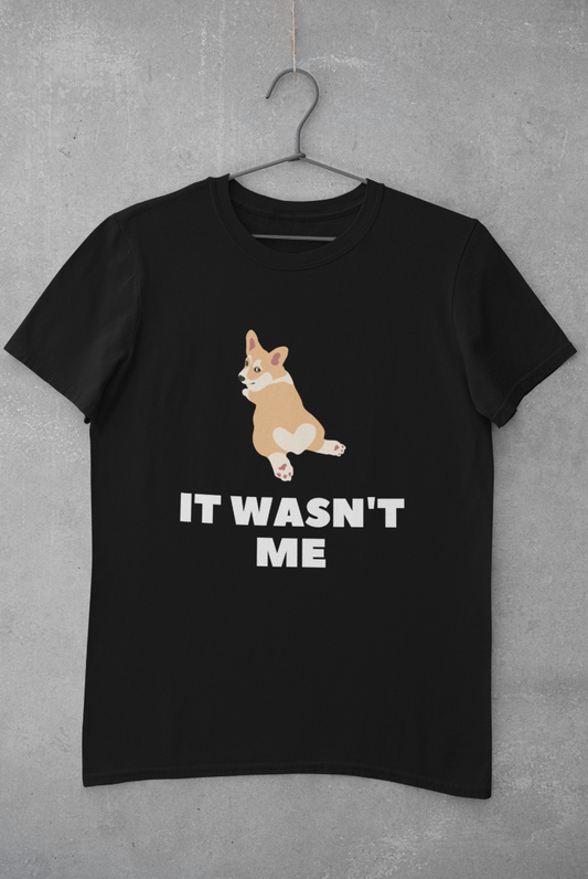 'It Wasn't Me' Unisex Jersey Short Sleeve T-Shirt