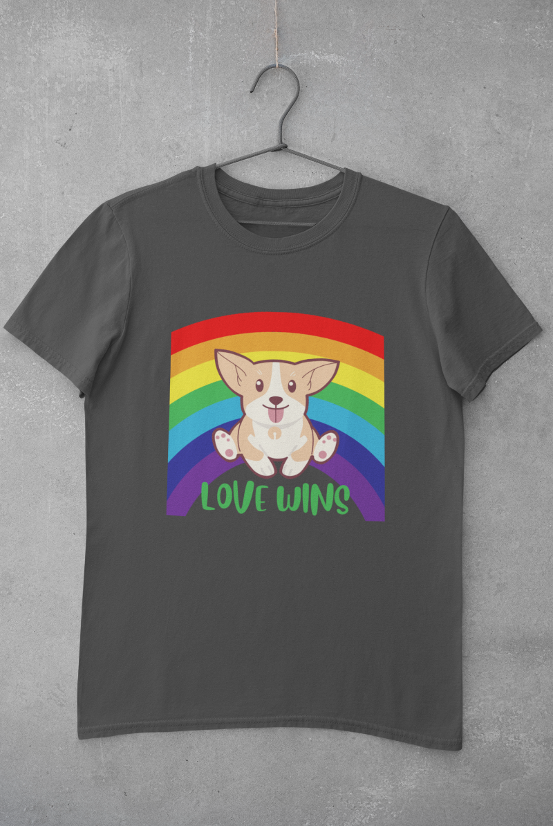 'Love Wins' Unisex Jersey Short Sleeve T-Shirt