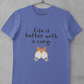 'Life Is Better With A Corgi' Unisex Jersey Short Sleeve T-Shirt