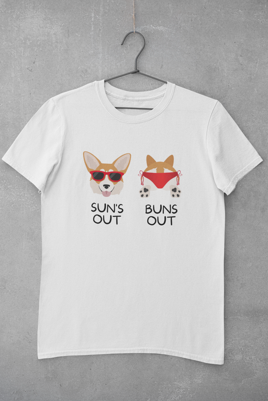'Sun's Out, Buns Out' Unisex Jersey Short Sleeve T-Shirt