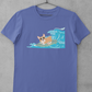 'Surfer Corgi' Unisex Jersey Short Sleeve T-Shirt