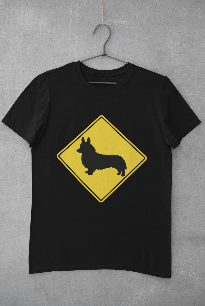 'Corgi Crossing' Unisex Jersey Short Sleeve T-Shirt