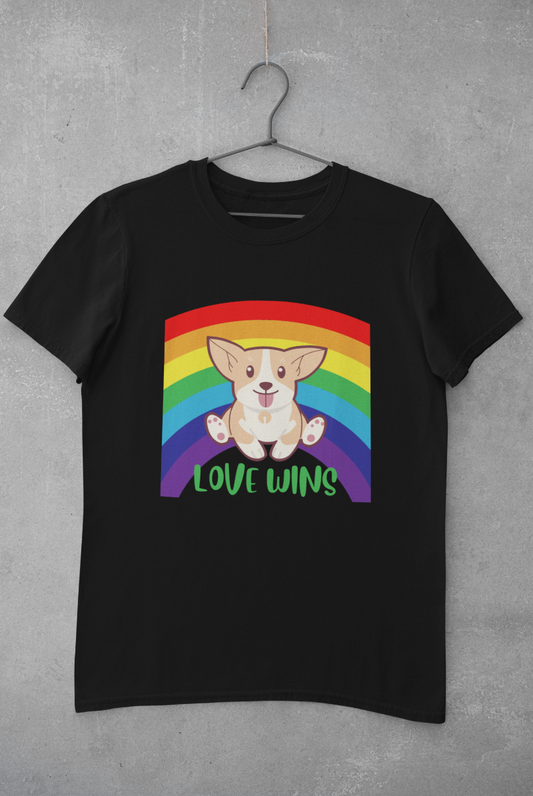 'Love Wins' Unisex Jersey Short Sleeve T-Shirt