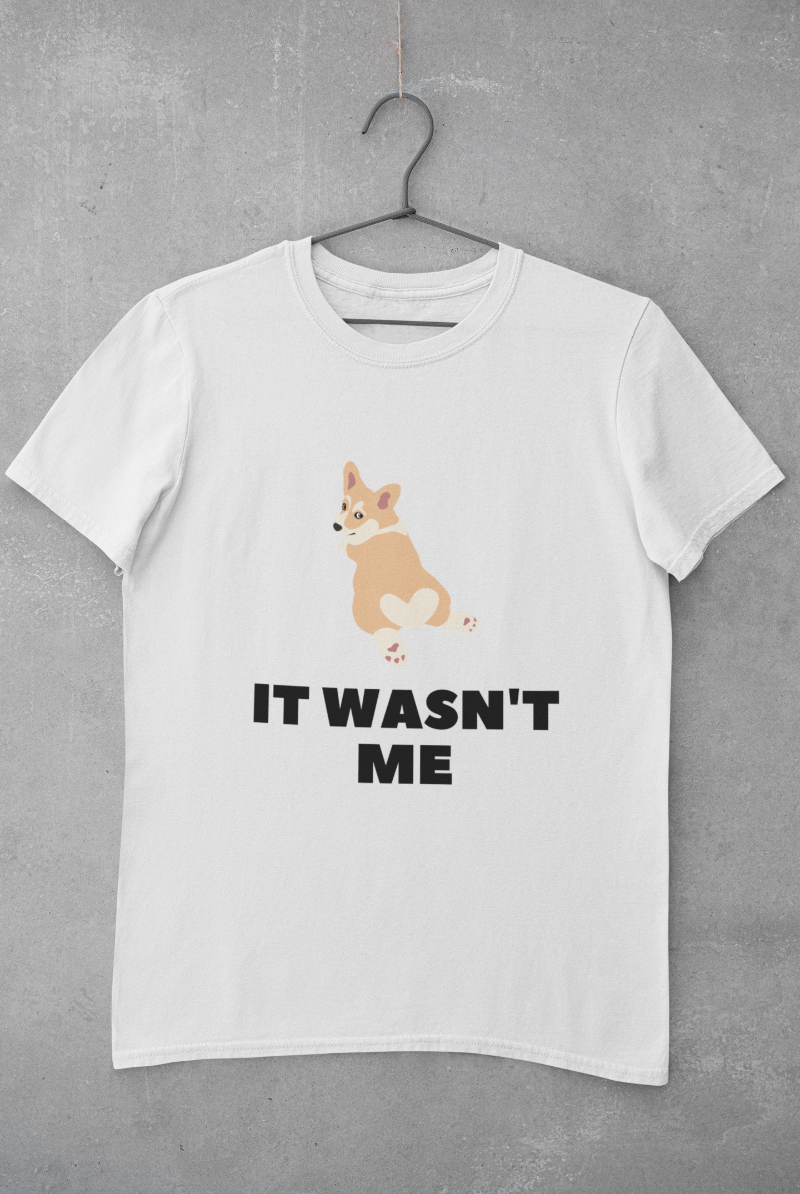 'It Wasn't Me' Unisex Jersey Short Sleeve T-Shirt