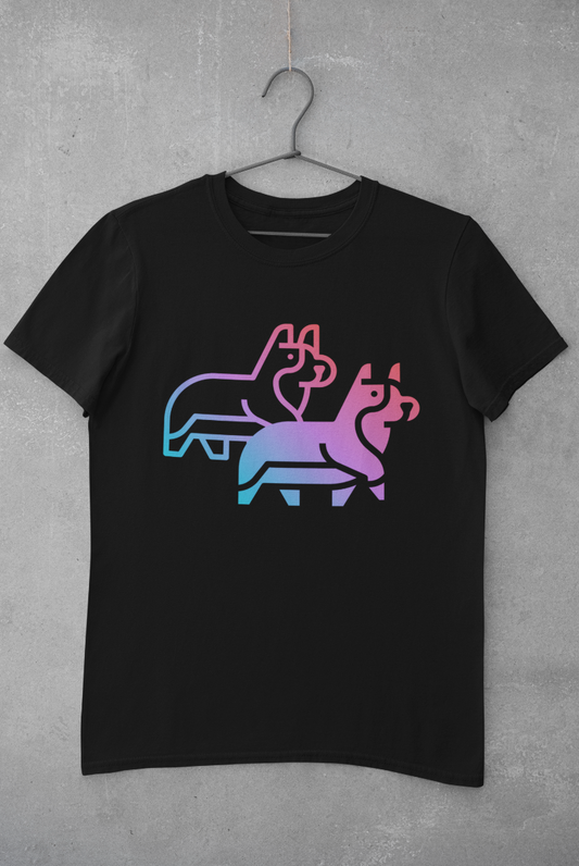 'Deco Corgi' Unisex Jersey Short Sleeve T-Shirt