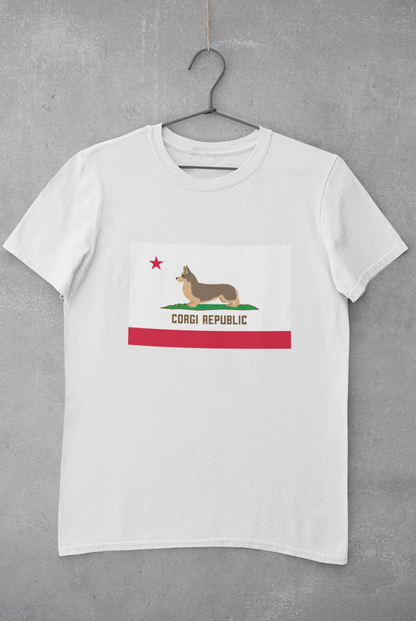 'Corgi Republic' Unisex Jersey Short Sleeve T-Shirt