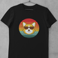 'Sunrise Retro Corgi' Unisex Jersey Short Sleeve T-Shirt