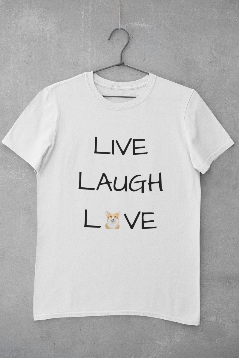 'Live Laugh Love' Unisex Jersey Short Sleeves T-Shirt
