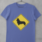 'Corgi Crossing' Unisex Jersey Short Sleeve T-Shirt