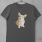 'Curious Corgi' Unisex Jersey Short Sleeve T-Shirt