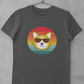 'Sunrise Retro Corgi' Unisex Jersey Short Sleeve T-Shirt