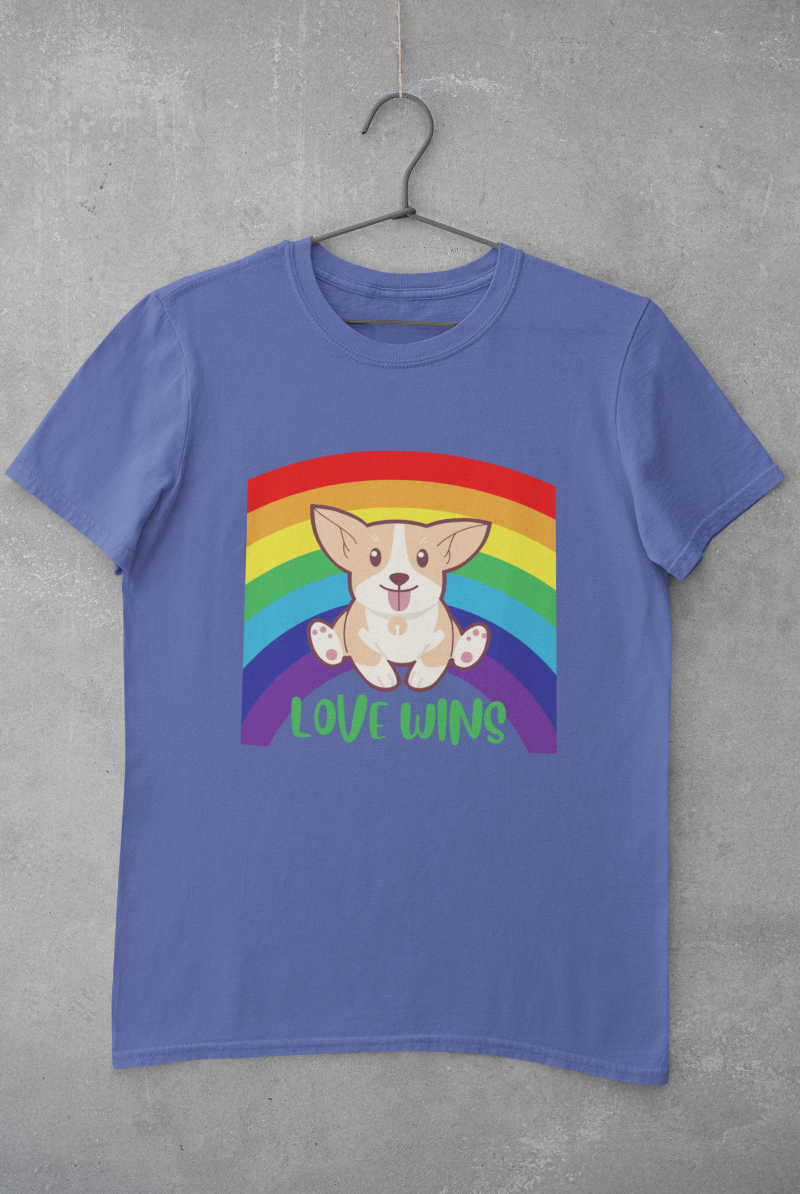 'Love Wins' Unisex Jersey Short Sleeve T-Shirt