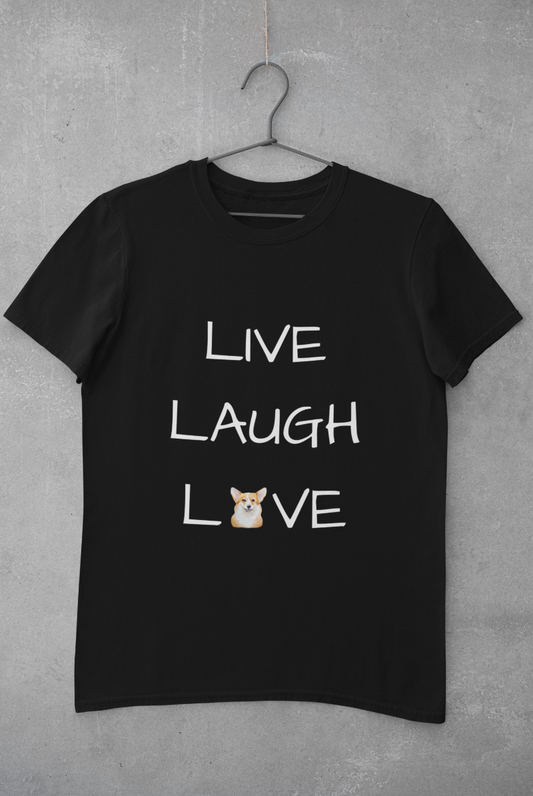 'Live Laugh Love' Unisex Jersey Short Sleeves T-Shirt