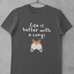 'Life Is Better With A Corgi' Unisex Jersey Short Sleeve T-Shirt