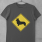 'Corgi Crossing' Unisex Jersey Short Sleeve T-Shirt