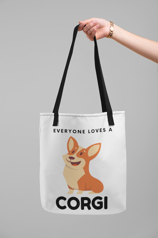 'Everyone Loves A Corgi' Tote Bag