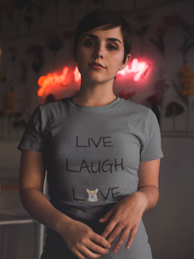 'Live Laugh Love' Unisex Jersey Short Sleeves T-Shirt