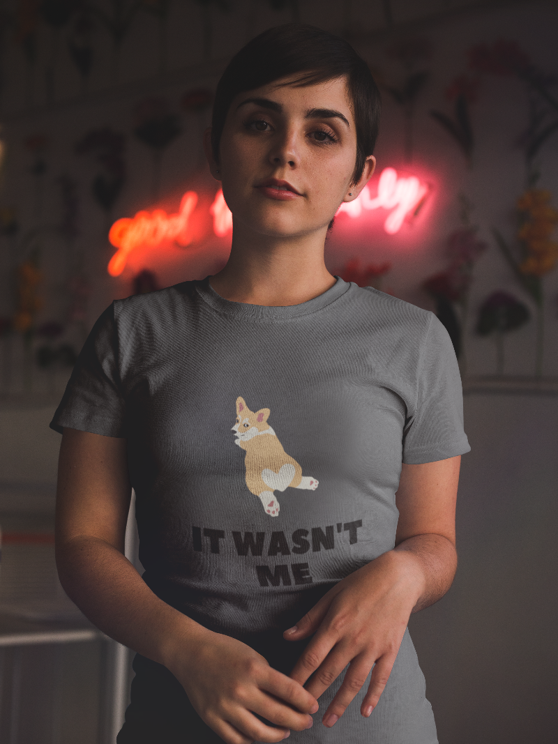 'It Wasn't Me' Unisex Jersey Short Sleeve T-Shirt