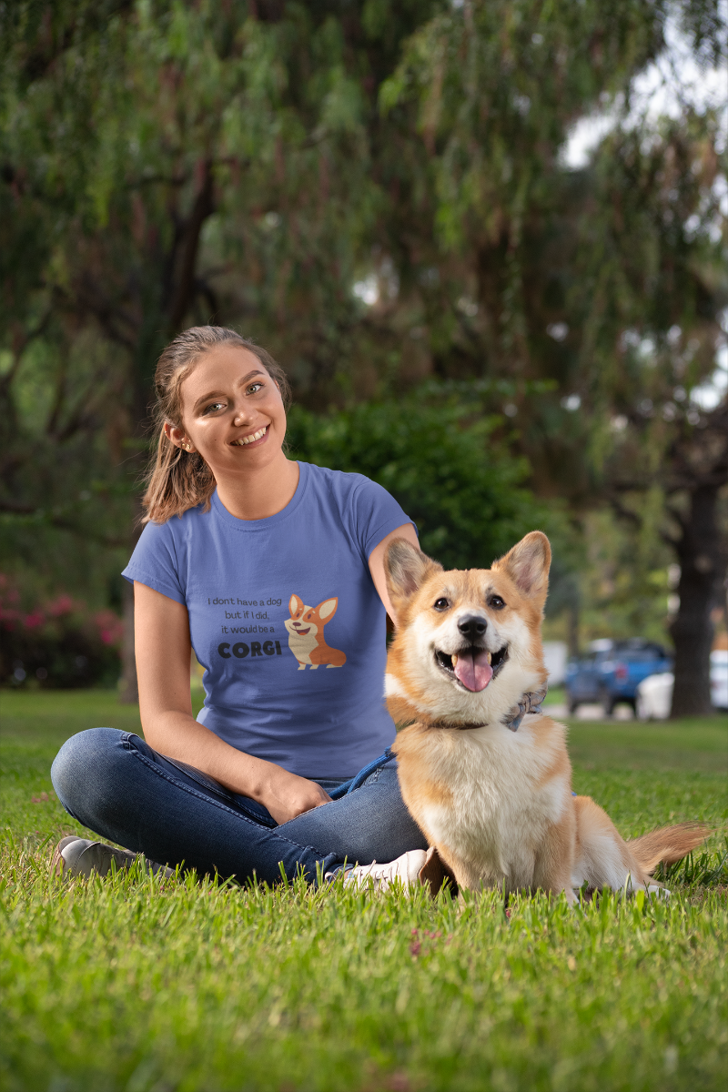 'It Would Be A Corgi' Unisex Jersey Short Sleeve T-Shirt