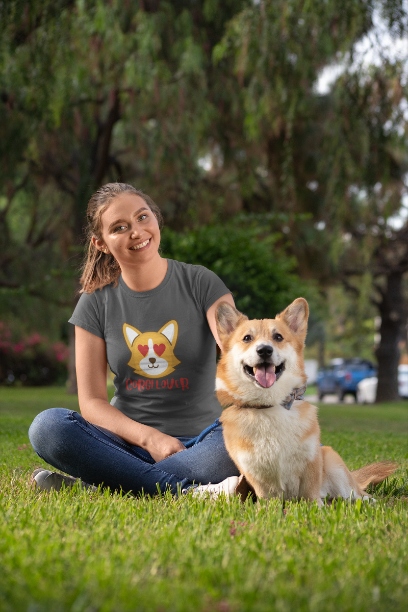 'Corgi Lover' Unisex Jersey Short Sleeve T-Shirt
