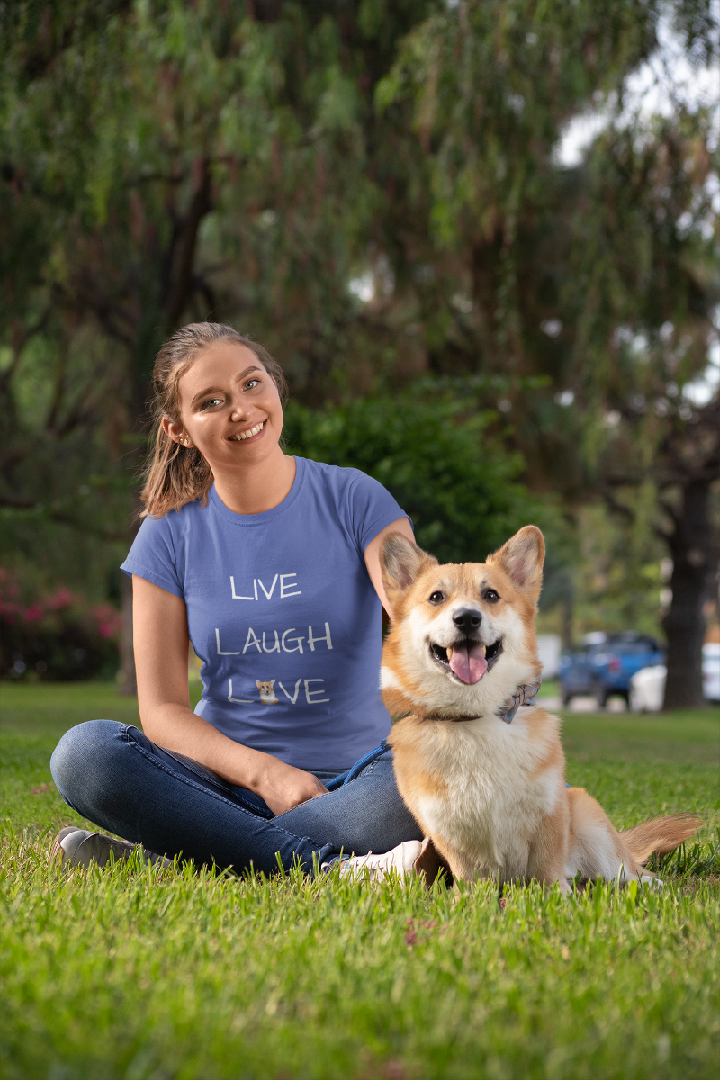 'Live Laugh Love' Unisex Jersey Short Sleeves T-Shirt