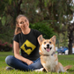 'Corgi Crossing' Unisex Jersey Short Sleeve T-Shirt