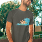 'Surfer Corgi' Unisex Jersey Short Sleeve T-Shirt