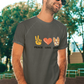 'Peace, Love, Corgi' Unisex Jersey Short Sleeve T-Shirt