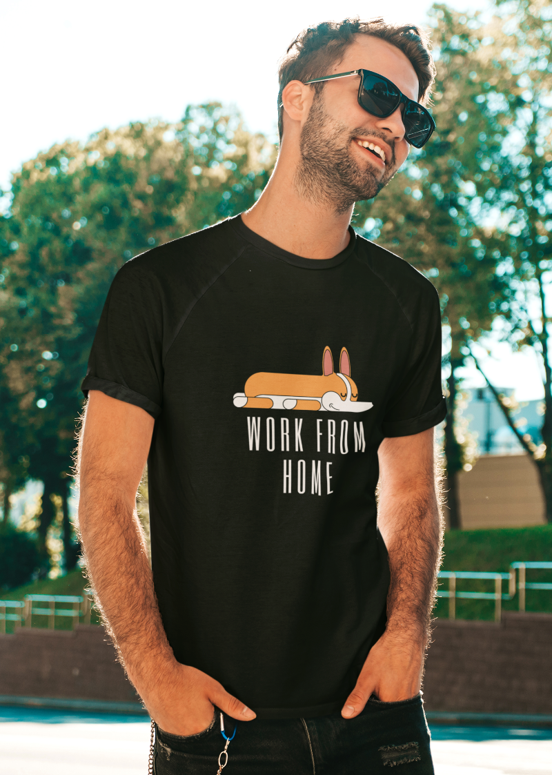 'Work From Home' Unisex Jersey Short Sleeve T-Shirt