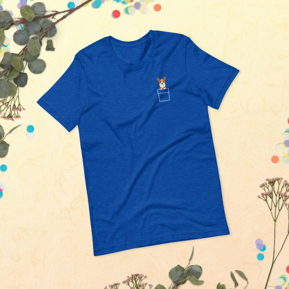 'Pocket Corgi 2' Short-Sleeve Unisex T-Shirt