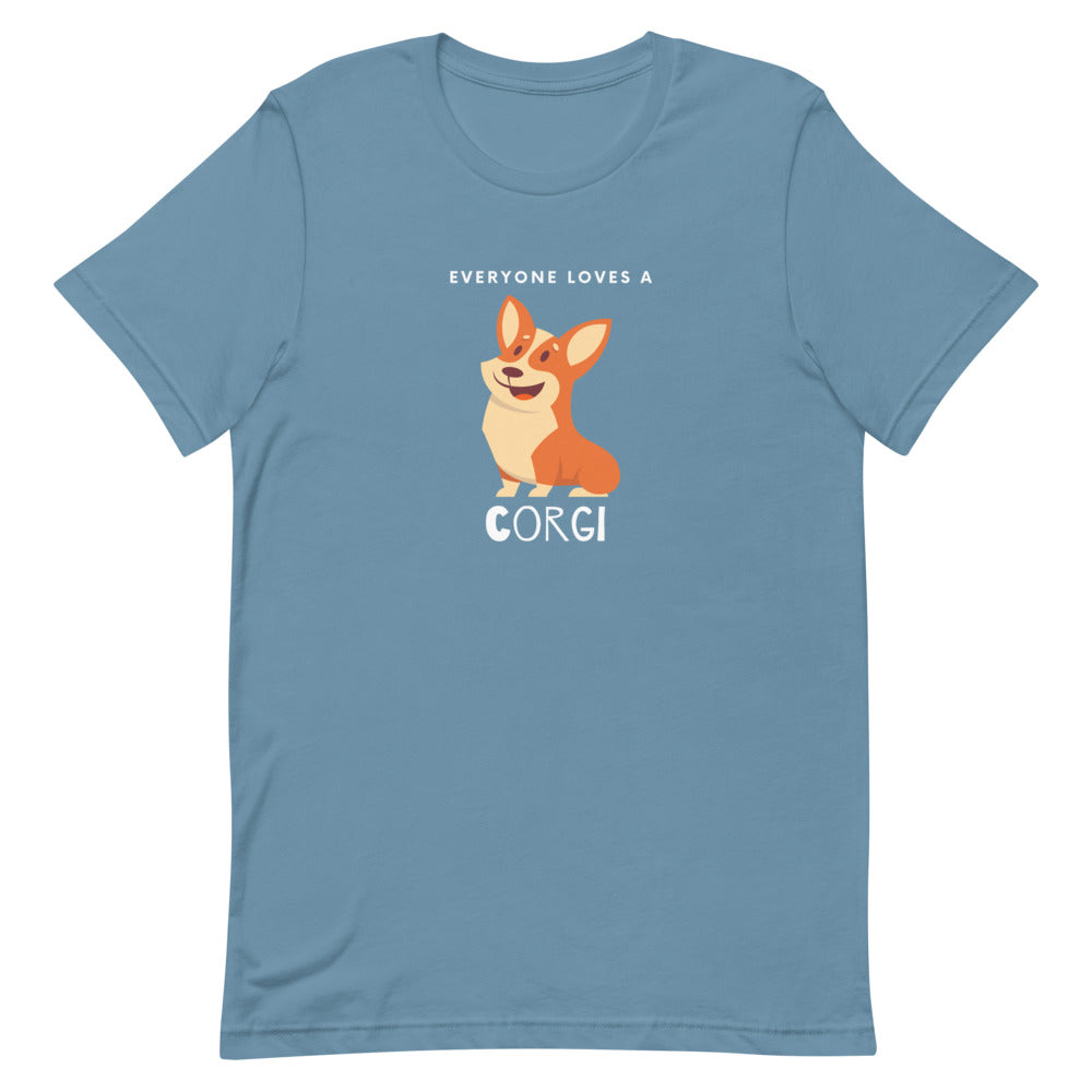 'Everyone Loves A Corgi' Short-Sleeve Unisex T-Shirt