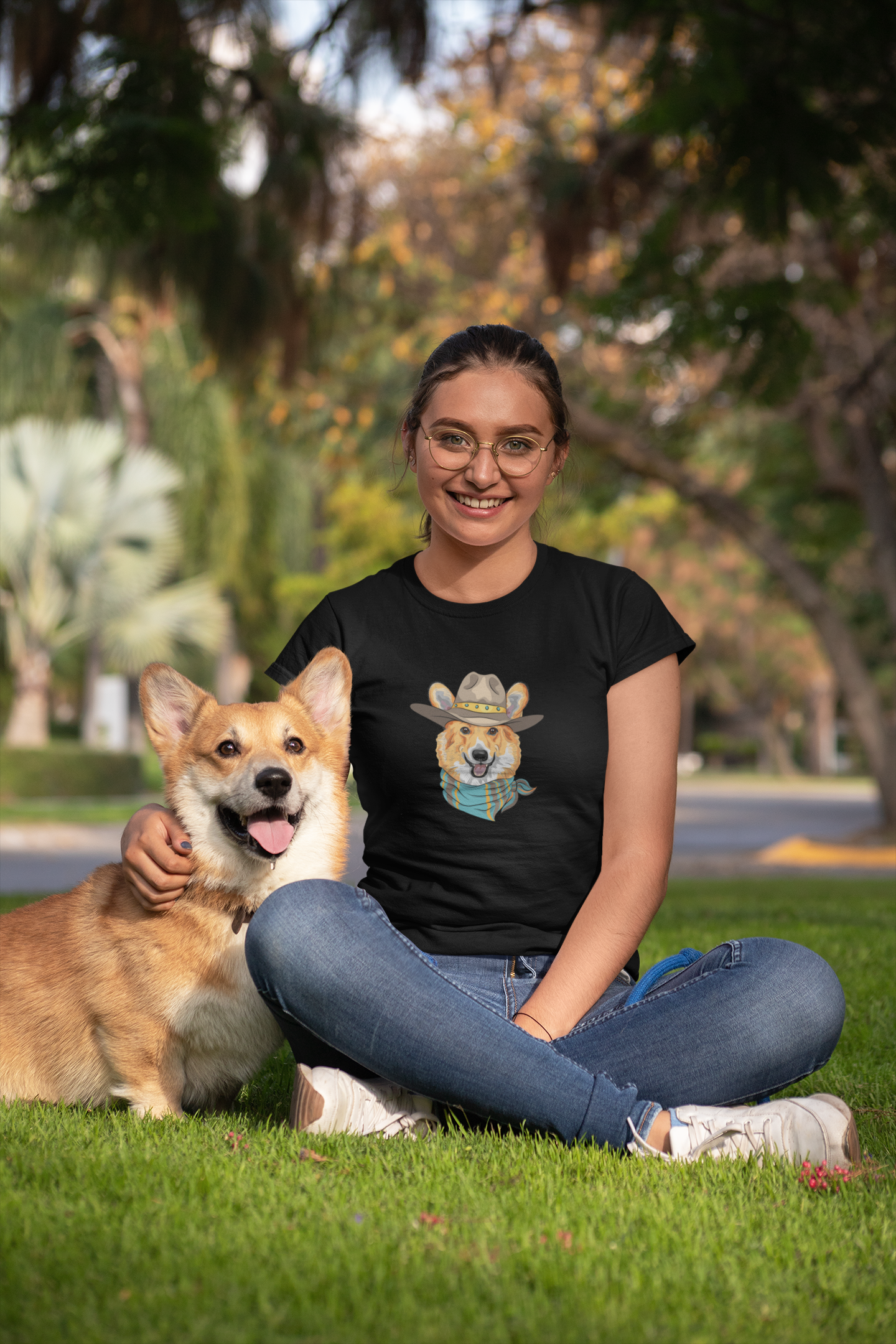 'Howdy Corgi' Short-Sleeve Unisex T-Shirt